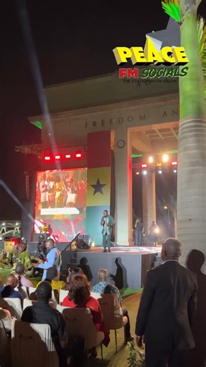 1K views · 95 reactions | LIVE | Gospel musician @naceemusic sets the stage ablaze with a thrilling performance at the National Launch of the Black Star Experience at the Freedom and Justice Monument in Accra! #Peacefm | Peace 104.3 FM | Facebook