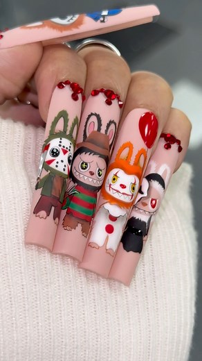 1.1M views · 15K reactions | Slasher Labubu 喝 nail art product at www.tinovo.shop | Tino Vo | Facebook