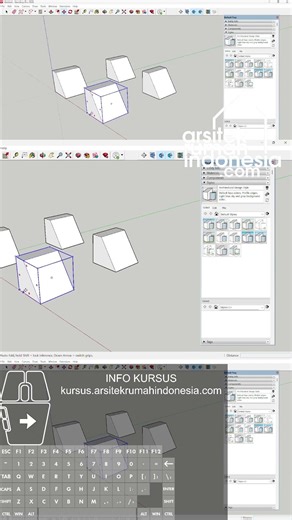 tips#5 perintah move #tipsketchup #tutorialsketchup #sketchup #kursussketchup