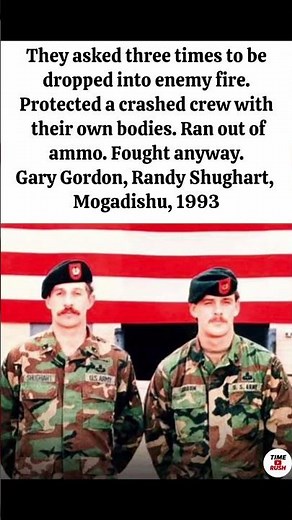They asked three times. They gave everything. Gary Gordon & Randy Shughart. 🇺🇸 #RealHeroes