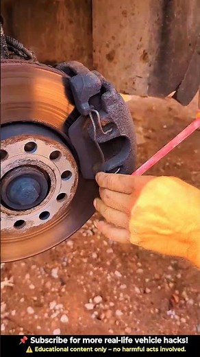 Fixing the Braking Problem! Car Brake Noise & Weak Brakes DIY 🔧😱#BrakeFix#CarRepair#AutoDIY