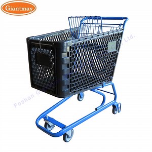 [Hot Item] Custom Plastic Cart for Mall, Grocery Shopping Trolly