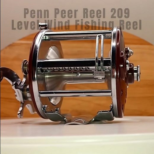 Penn Peer Reel 209 Vintage Bakelite Handle Level Wind USA Made Fishing Reel
