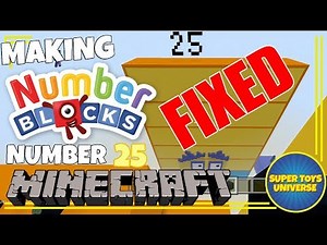 Fixing Numberblock 25 in Minecraft!