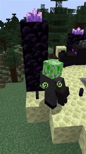 como fazer um mini end #minecraft #short #minecraftbiulding