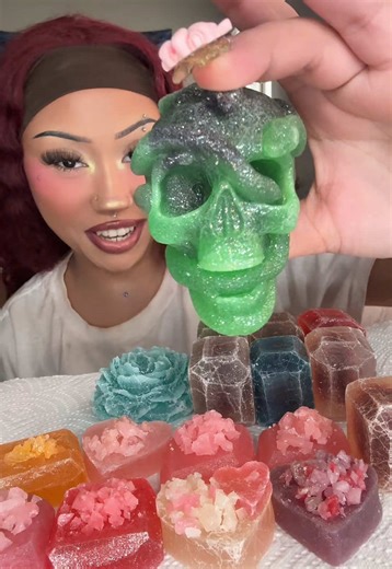 Crystal Candy Mukbang #mukbang #eatwithme #foodie #eatingshow #asmr | crystal candy