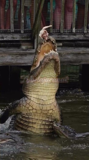 😱 You Won’t Believe What This Crocodile Did After Rising from the Water!