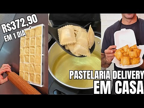 PASTELARIA DELIVERY Como EU TRABALHO Em CASA Vendendo PASTÉIS I COMO ABRIR UMA PASTELARIA EM CASA!