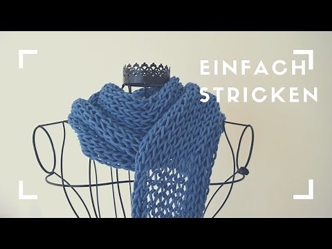 SUPER SCHNELLEN ZAUBERSCHAL STRICKEN