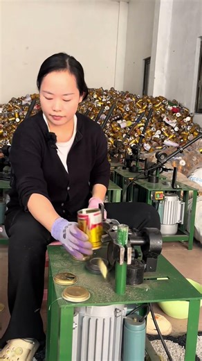 High-Speed Aluminum Can De-Crimping & Recycling Process