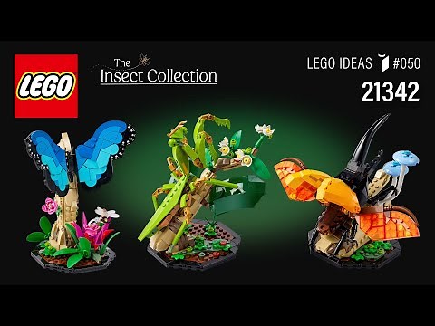 LEGO® Ideas The Insect Collection (21342)[1111 pcs] Step-by-Step Building Instructions | TBB