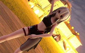 MMD x Blender】Whatta Man【Haku】Cloth Simulation