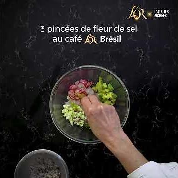 Recette L'Or - Céviche de daurade