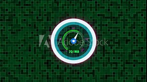 A abstract color speed miter animation with .icon miter concept