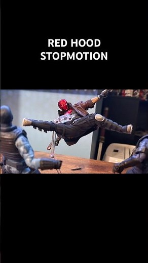 RED HOOD [STOP-MOTION] #animation #batman #comics #dc #fypシ #redhood #viral #stopmotion #comics