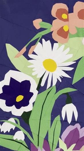 Opa's Flower Quilt Foundation Paper Piecing PDF Pattern - Etsy