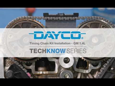 Dayco Timing Chain Kit Installation - GM 1.4L