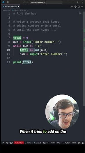 Can you spot the bug in this program? Comment if you did!