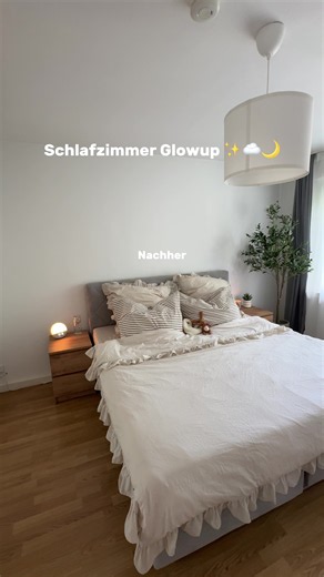 Anzeige Endlich habe ich ein Schlafzimmer Makeover gemacht 🥳☁️✨ Die Schlafqualität beeinflusst einen so krass also ist das dein Zeichen dein Schlafzimmer komplett neu zu gestalten mithilfe von den Produkten von @Emma Sleep DACH 🌙 Mit dem Code EVE5 erhältst du 5% Rabatt auf alle Emma Produkte. Eine Kombination mit anderen Rabattcodes oder laufenden Aktionen ist ausgeschlossen, sofern nicht anders angegeben. Emma Sleep behält sich das Recht vor, dieses Angebot jederzeit zu ändern oder zurückzuzi