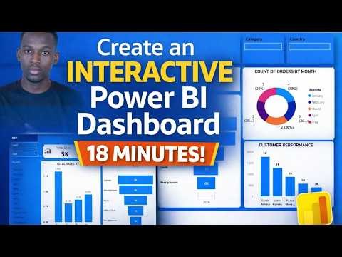 Create a Interactive Power BI Dashboard in Just 18 Minutes! | Sales Dashboard in Power BI