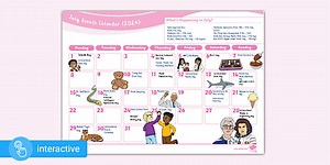 July Events Calendar (2025)