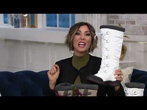 Cougar Waterproof Lace-Up Tall Shaft Snow Boots - Canuck on QVC