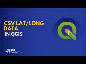 QGIS tutorial - How to add Lat/Long Data in CSV file to QGIS