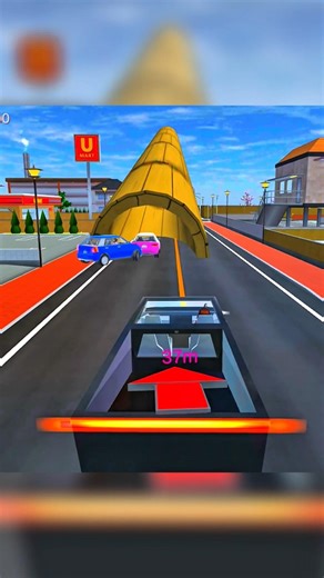 🖤 car crossing the tramp 💀