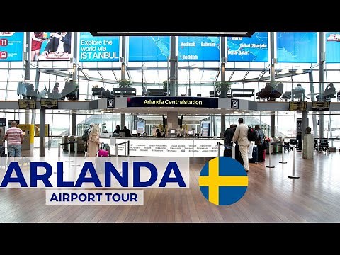 Stockholm Arlanda Airport Tour - Sweden 🇸🇪