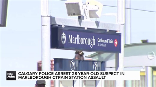Calgary Police arrest 28-year-old suspect in Marlborough CTrain Station assault