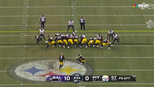 Chris Boswell hits a 57 yarder | Litehouse Media