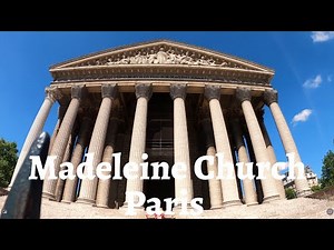 Paris 4k-Madeleine church :The most surprising church. Eglise de la Madeleine