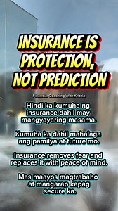 Insurance Is Protection, Not Prediction #financialcoachingwithKrizzia | Financial Coaching With Krizzia
