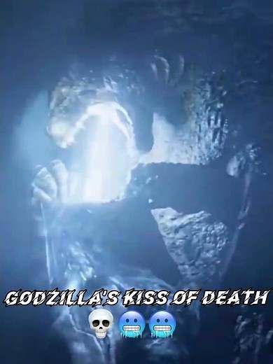 Godzilla normal atomic breath vs kiss of death #godzilla #monsterverse