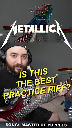 Metallica's Best Riff to PRACTICE! in rocksmith 2014