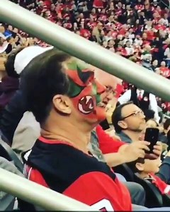 133K views · 2.5K reactions | That moment when David Puddy is watching the Seinfeld episode at the New Jersey Devils game.... (via IG/ kayg1_) | NBC Sports | Facebook