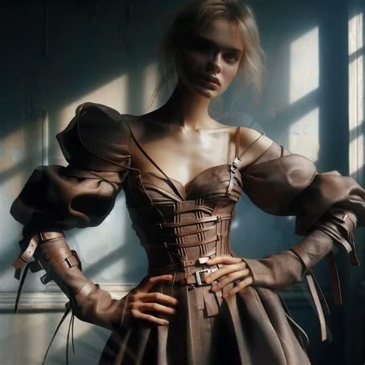 Sunlit Armor | Structured Avant-Garde Fashion