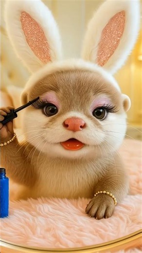 Baddie Otter: The Cutest Makeup Transformation You'll See Today! 💅💄