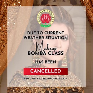 Due weather current situation Makeup Bomba class has been cancelled....
