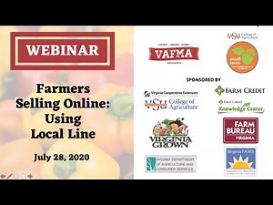 Using Local Line - Farmers Selling Online
