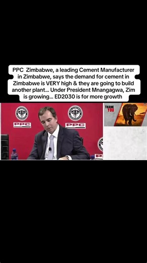PPC Zimbabwe, a leading Cement Manufacturer in Zimbabwe, says the demand for cement in Zimbabwe is VERY high & they are going to build another plant… Under President Mnangagwa, Zim is growing… ED2030 is for more growth #kudzaimutisi #satiktok🇿🇦 #foryou #fyp #zimtiktokers🇿🇼🇿🇼🇿🇼