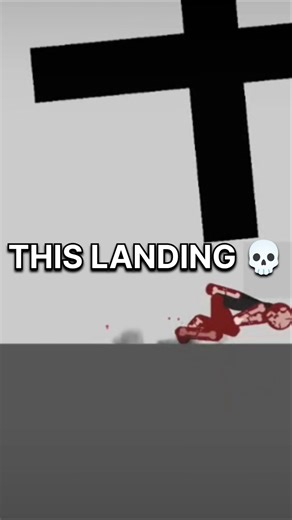 This Stickman Fall Was Brutal 💀 #shorts