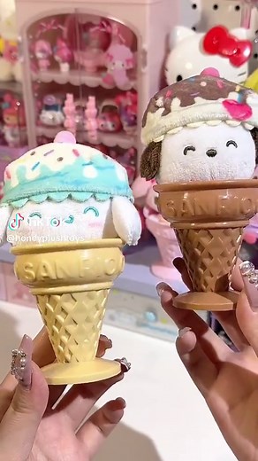 #icecream #present #surprise #plush #plushtoys #plushdoll #dog #cute