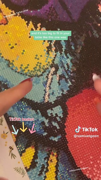 Diamond Art Tips: How to Handle Folds in Large Pictures