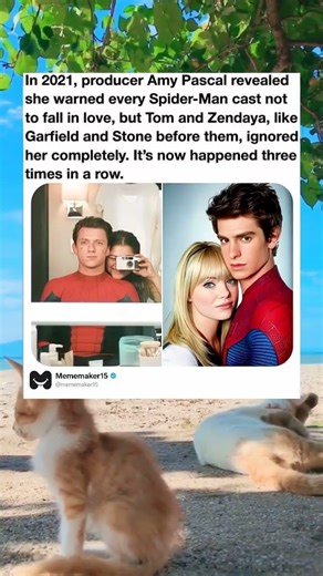 In 2021, producer Amy pascal revealed she warned every Spider-Man cast not to fall in love.