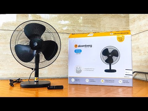 Unboxing the latest smart table fan | Atomberg Renesa 400mm table fan | consumes less power 35watts