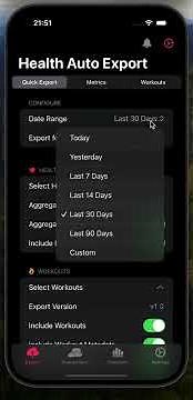 How to Export Apple Health Data as a CSV or JSON [Bulk Export] (v8.1.3)