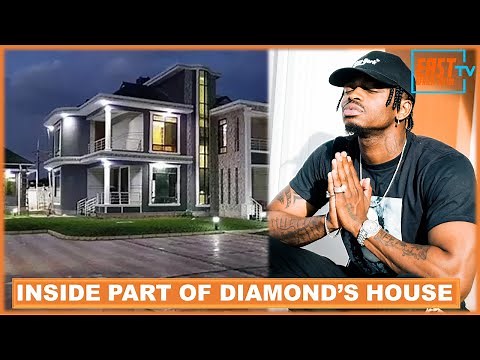 Diamond Platnumz Gives Tour Of His Huge Mansion In Tanzania !!!