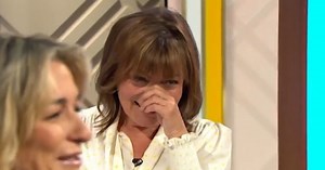 Lorraine Kelly speechless as co-star flashes knickers live on air