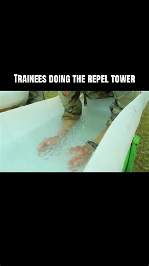 Army Recruits Tackle the Victory Tower